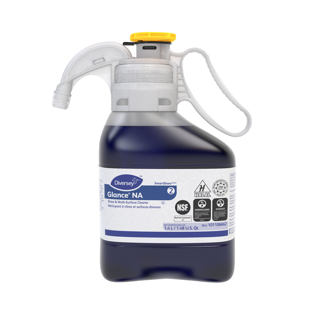 Glance® NA Glass & Multi-Surface Cleaner 2, 1.4L, 2/CT - Nettoyant pour vitres et surfaces multiples